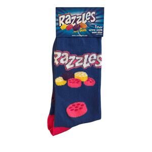 NEW RAZZLES Candy Novelty Socks 1 Pair